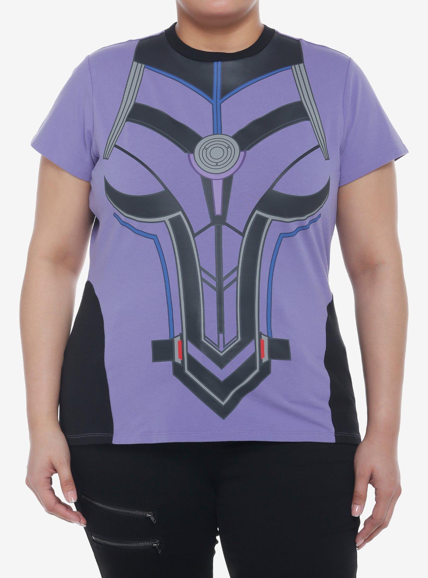 Her Universe Marvel Ant-Man And The Wasp: Quantumania Cassie Cosplay Girls T-Shirt Plus Size, BLACK, hi-res