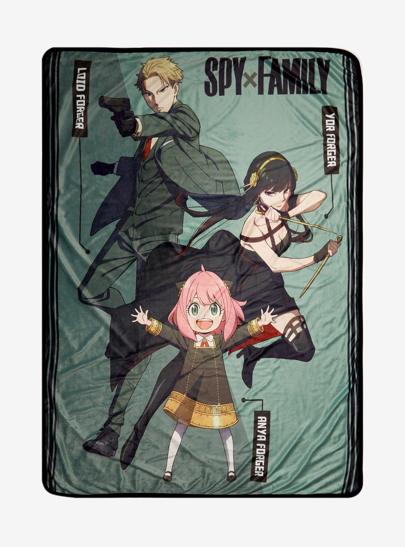 Spy x Family Forger Family Fleece Throw, , hi-res