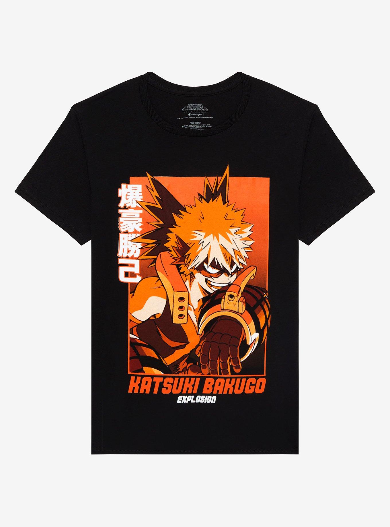 My Hero Academia Bakugo T-Shirt, BLACK, hi-res