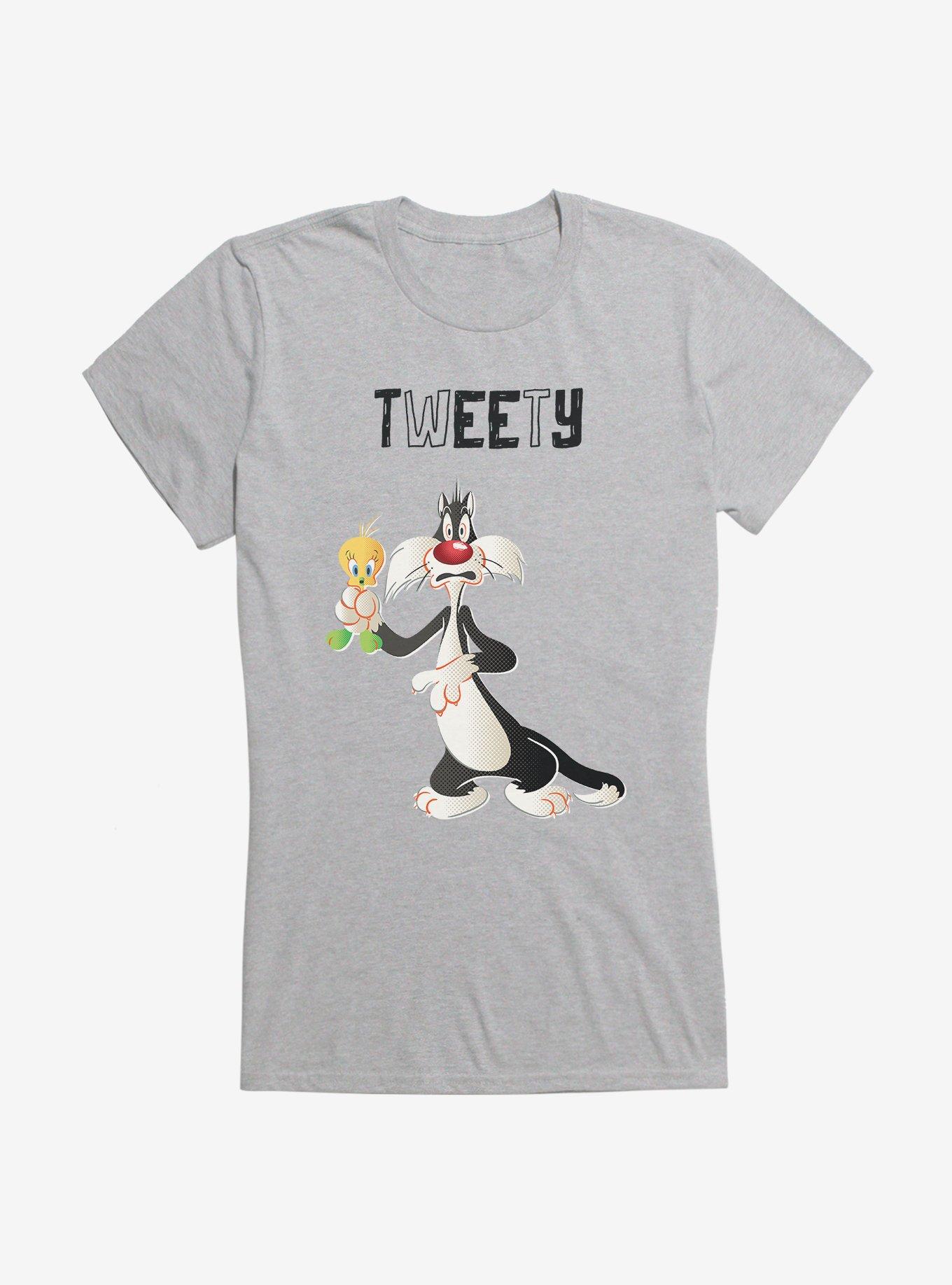 Looney Tunes Sylvester Catching Tweety Girls T-Shirt