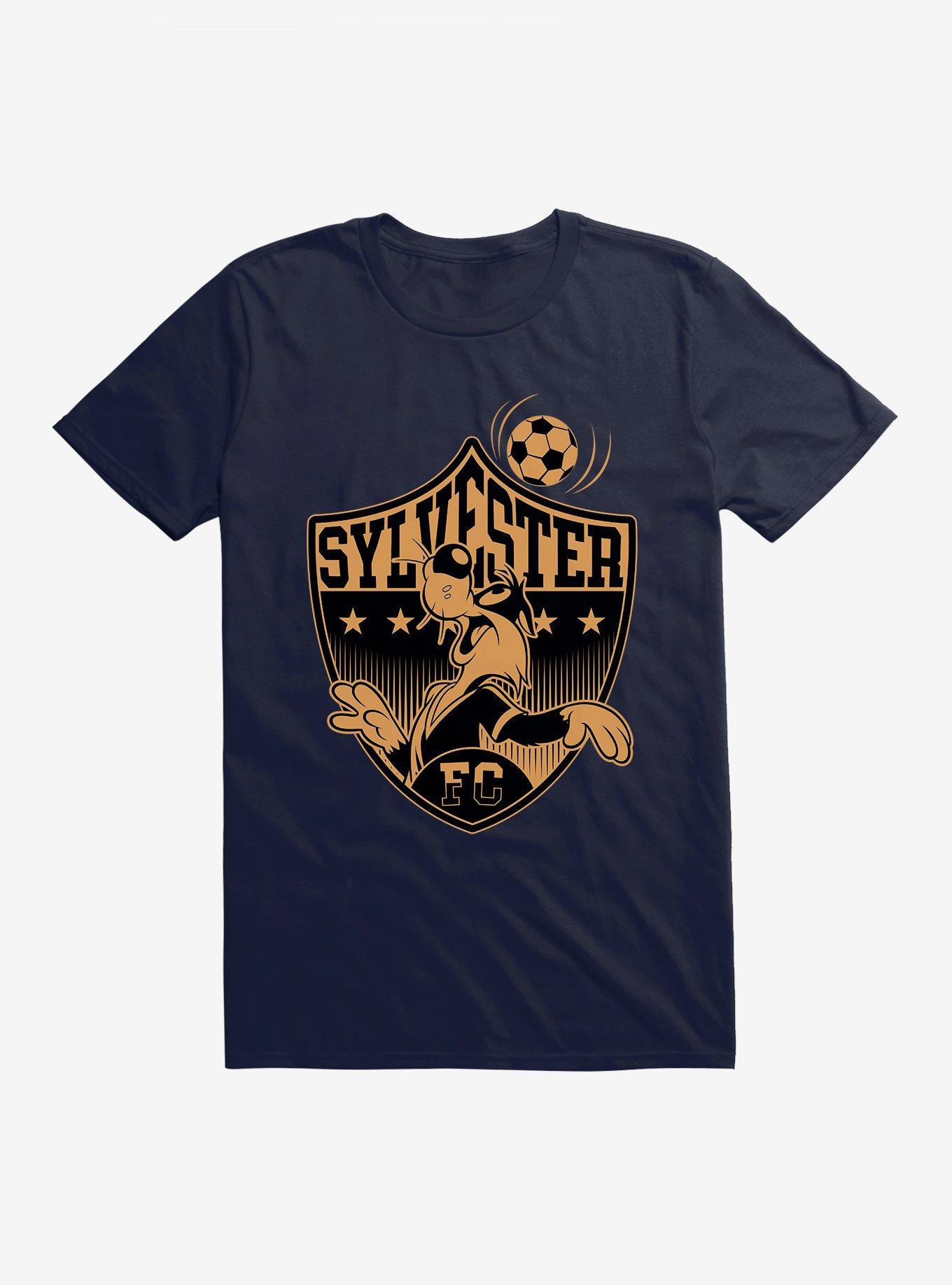 Looney Tunes Sylvester Football Bronze T-Shirt, , hi-res