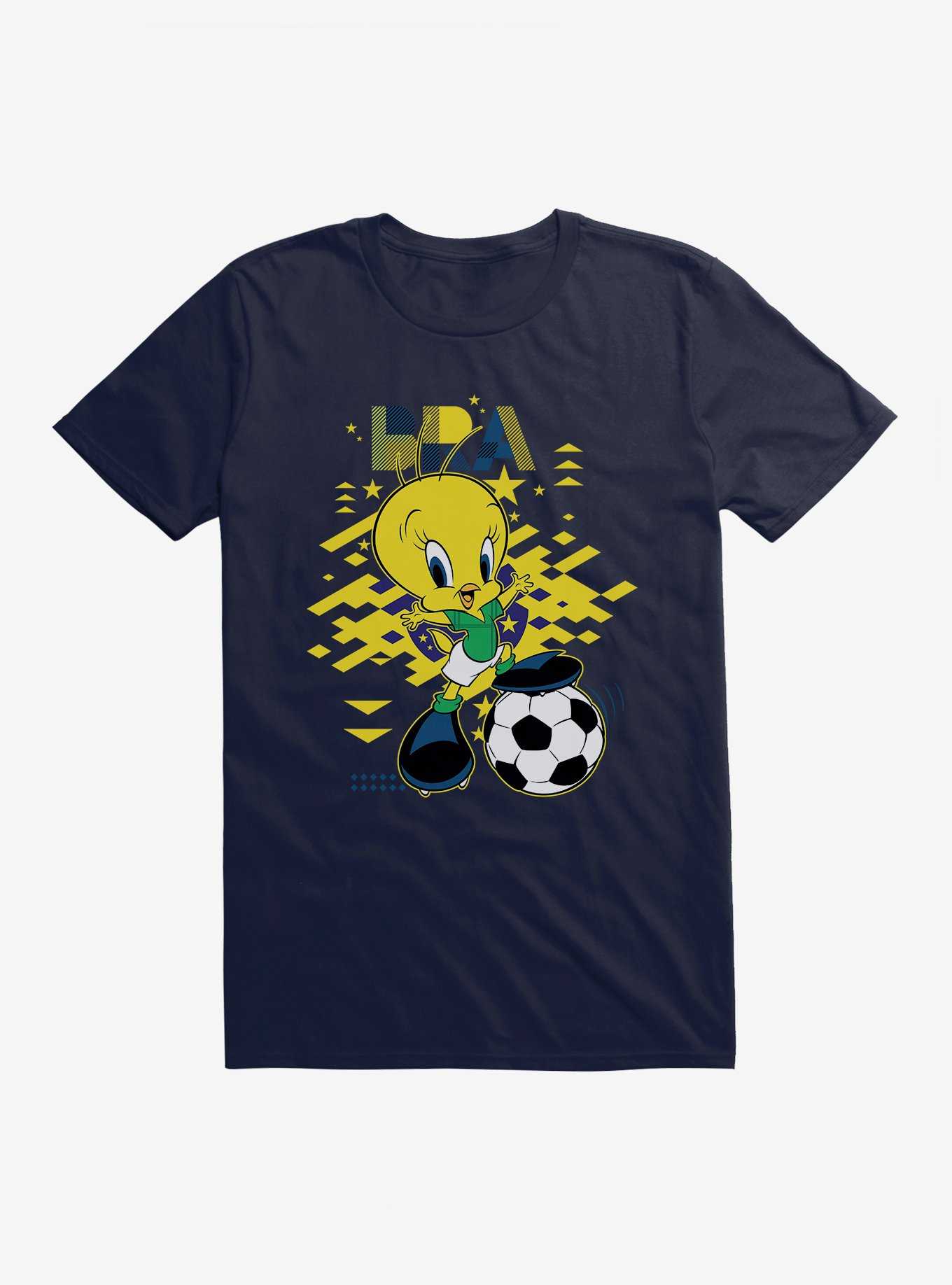 Looney Tunes Tweety Football Brazil T-Shirt, , hi-res