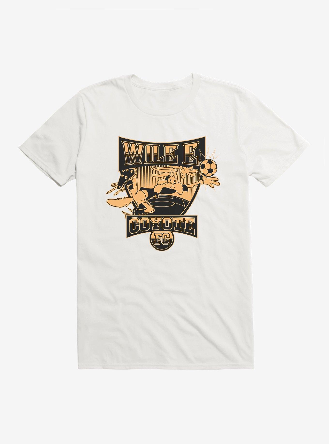 Looney Tunes Wile E Coyote Football Club Bronze T-Shirt, WHITE, hi-res