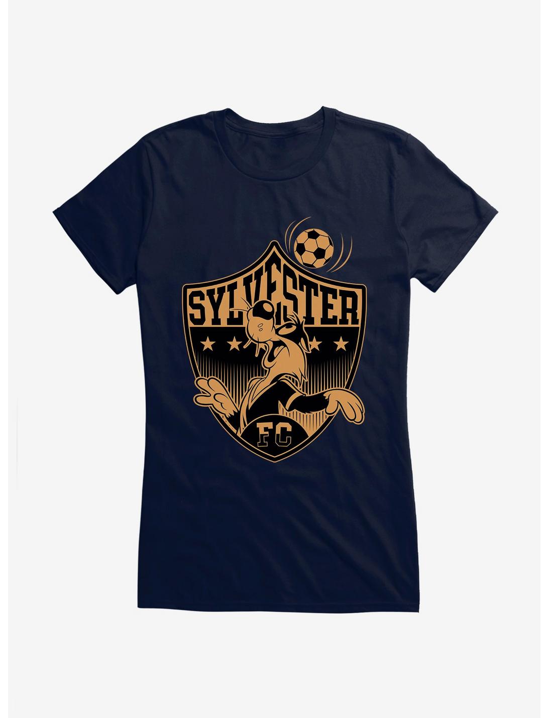 Looney Tunes Sylvester Football Bronze Girls T-Shirt, , hi-res