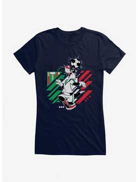 Looney Tunes Sylvester Football Italy Girls T-Shirt, , hi-res