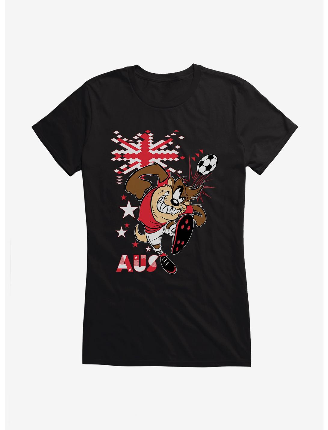 Looney Tunes Taz Football Australia Girls T-Shirt, , hi-res