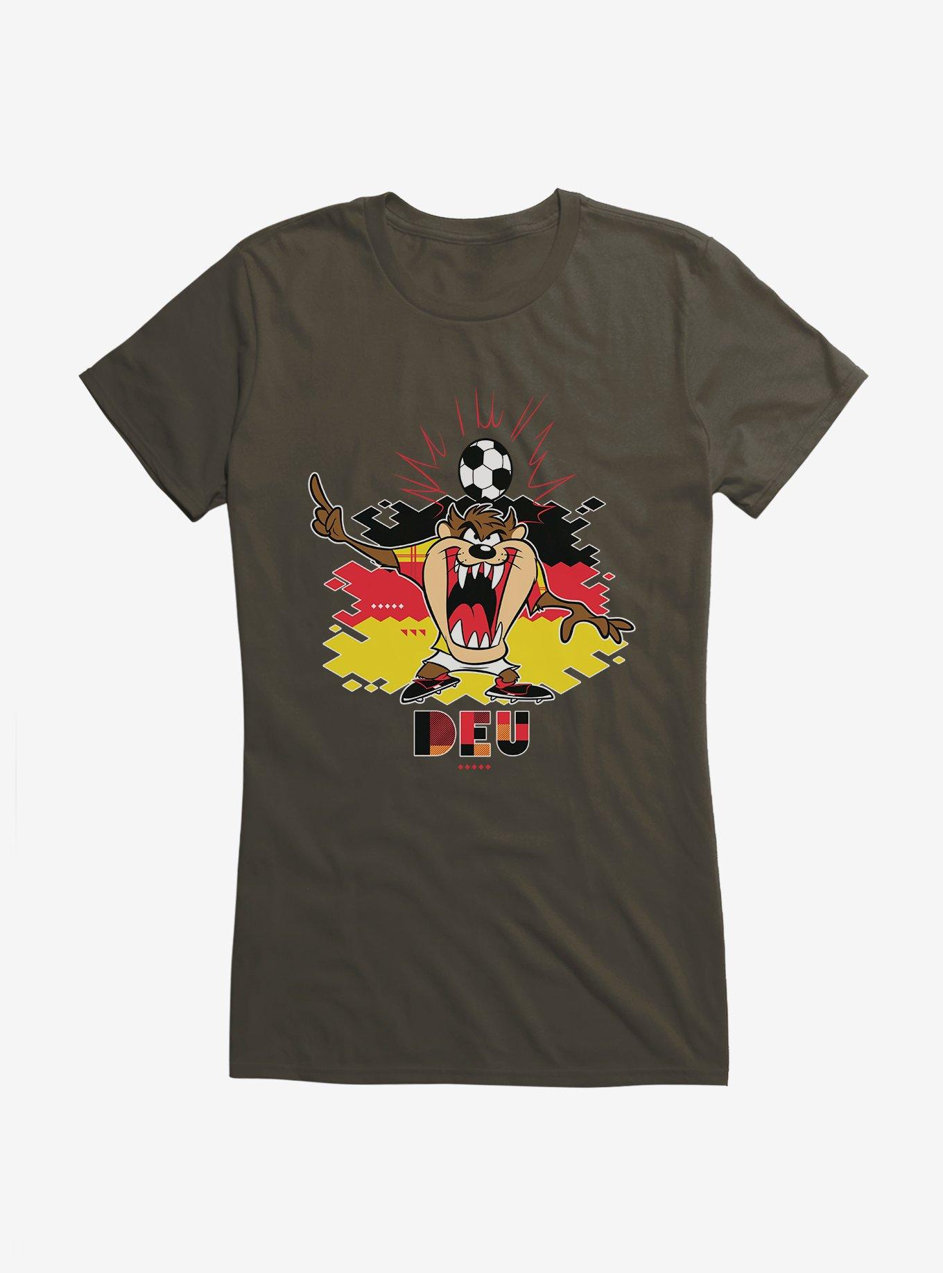 Looney Tunes Taz Football Germany Girls T-Shirt