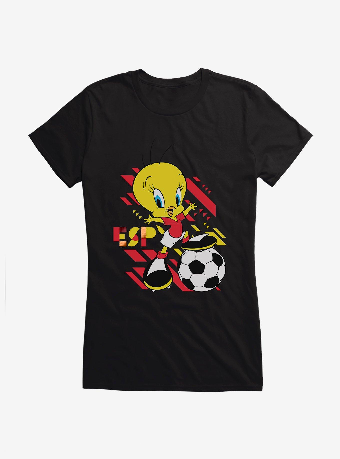 Looney Tunes Tweety Football Spain Girls T-Shirt