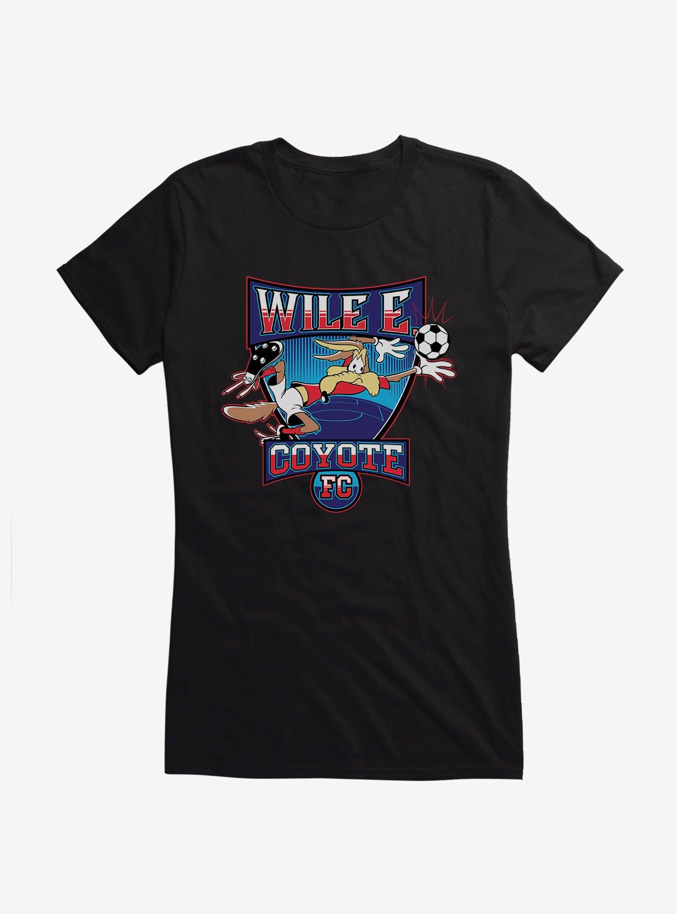 Looney Tunes Wile E Coyote Football Club Girls T-Shirt