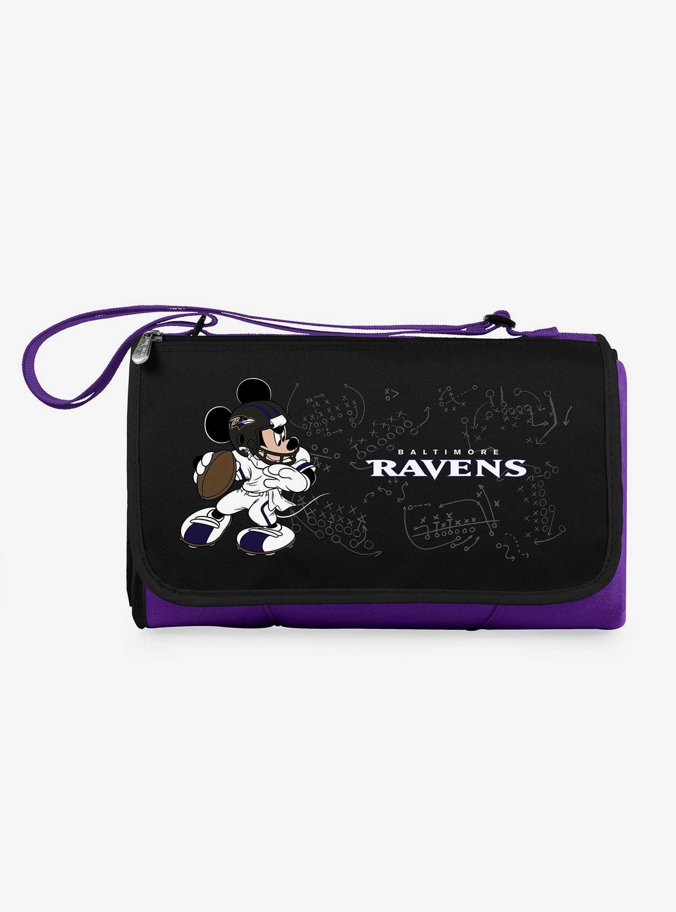 Disney Mickey Mouse NFL Baltimore Ravens Outdoor Picnic Blanket, , hi-res