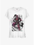 Marvel Deadpool Samurai Girls T-Shirt, WHITE, hi-res