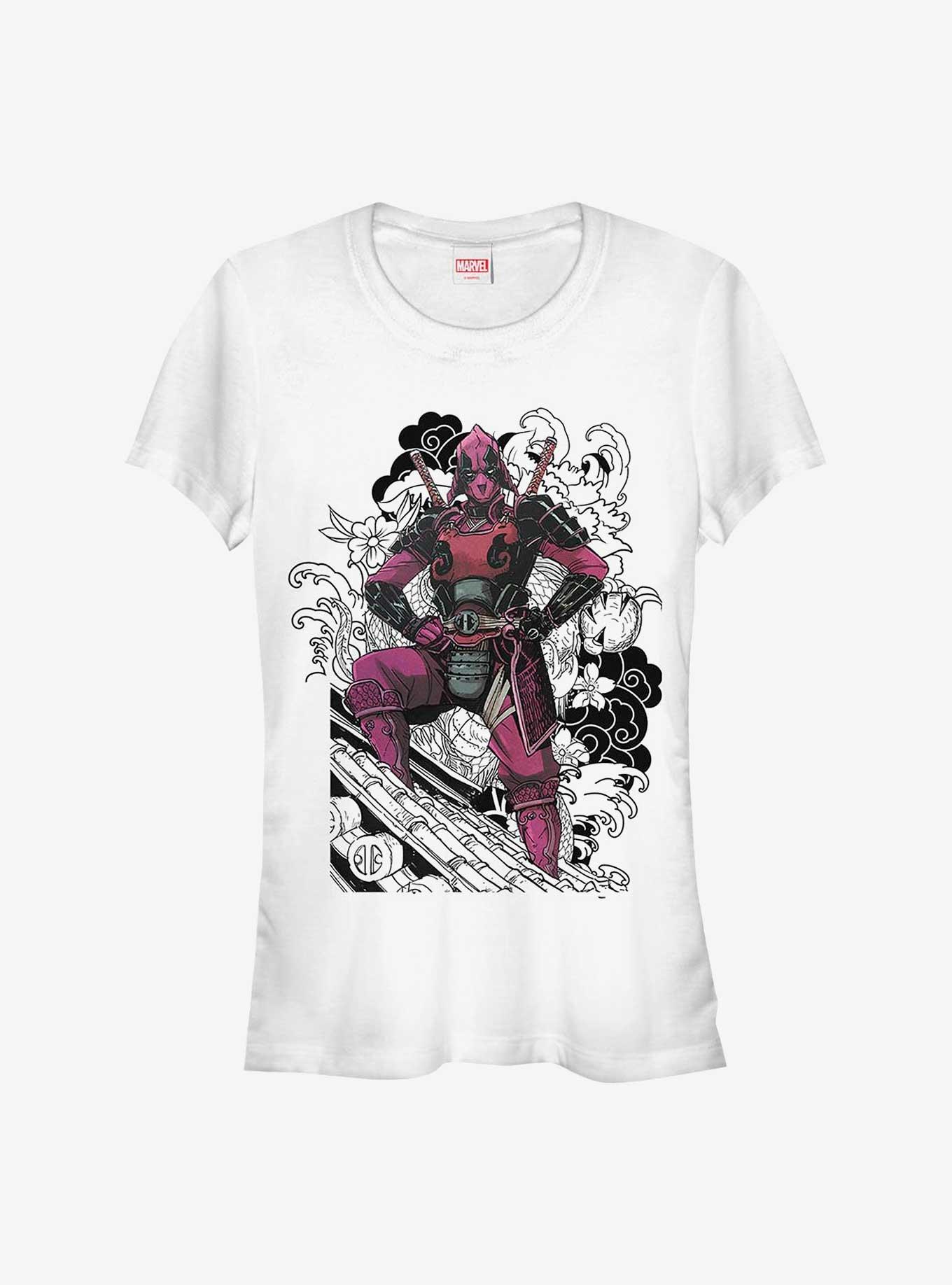 Marvel Deadpool Samurai Girls T-Shirt, WHITE, hi-res