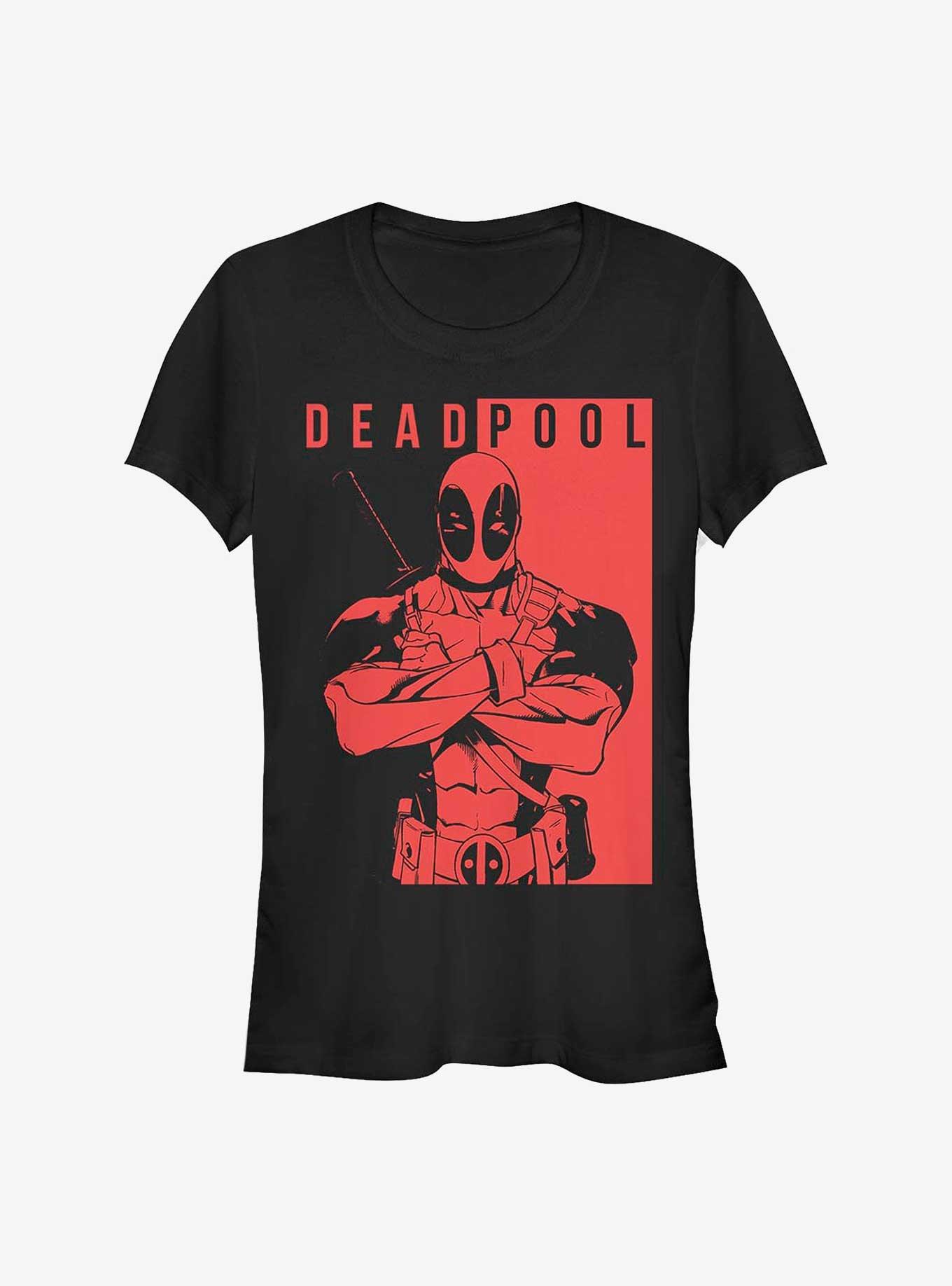 Marvel Deadpool Mercenary Girls T-Shirt, BLACK, hi-res
