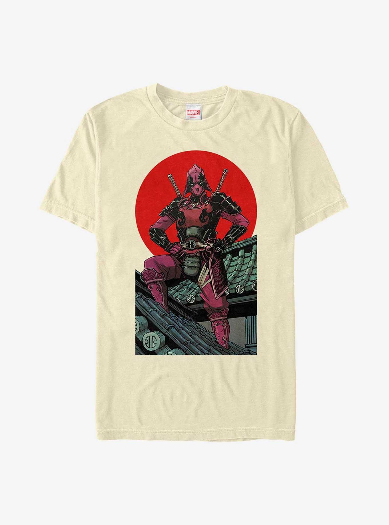 Marvel Deadpool Samurai T-Shirt, NATURAL, hi-res