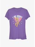 Marvel Guardians of the Galaxy I Am Groot Girls T-Shirt, PURPLE, hi-res