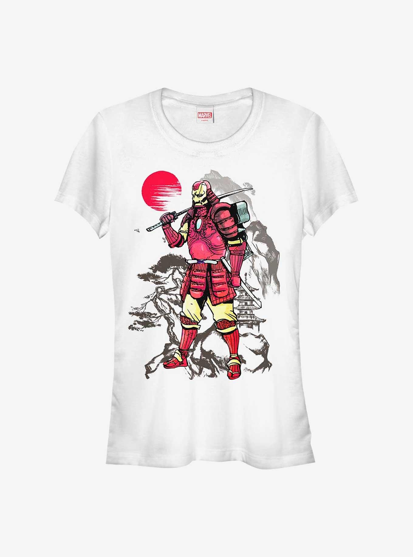 Marvel Iron Man Iron Samurai Girls T-Shirt, WHITE, hi-res