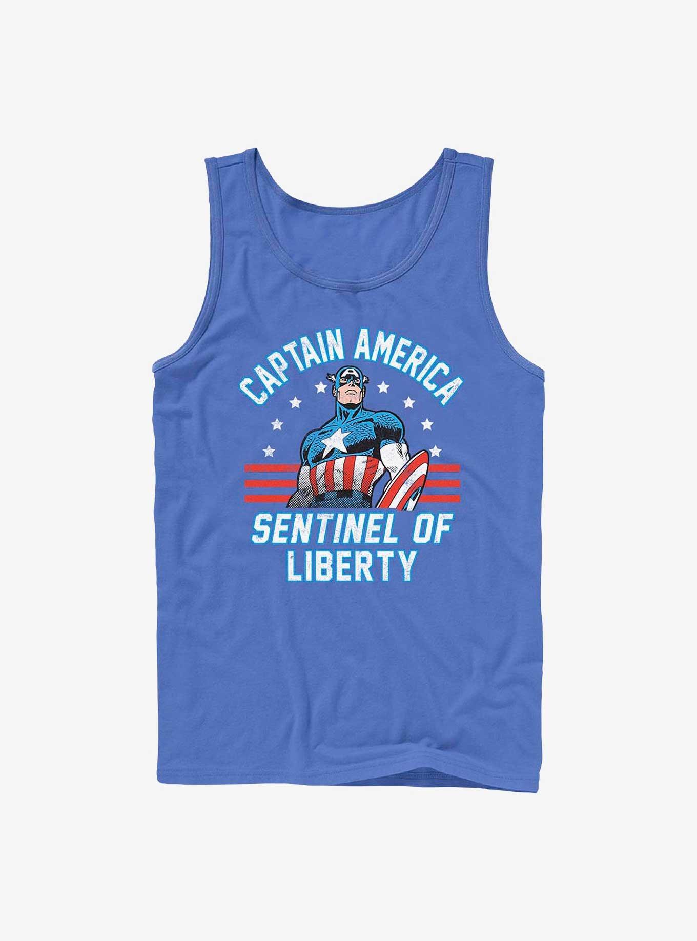 Marvel Captain America Sentinel of Liberty Tank, ROYAL, hi-res