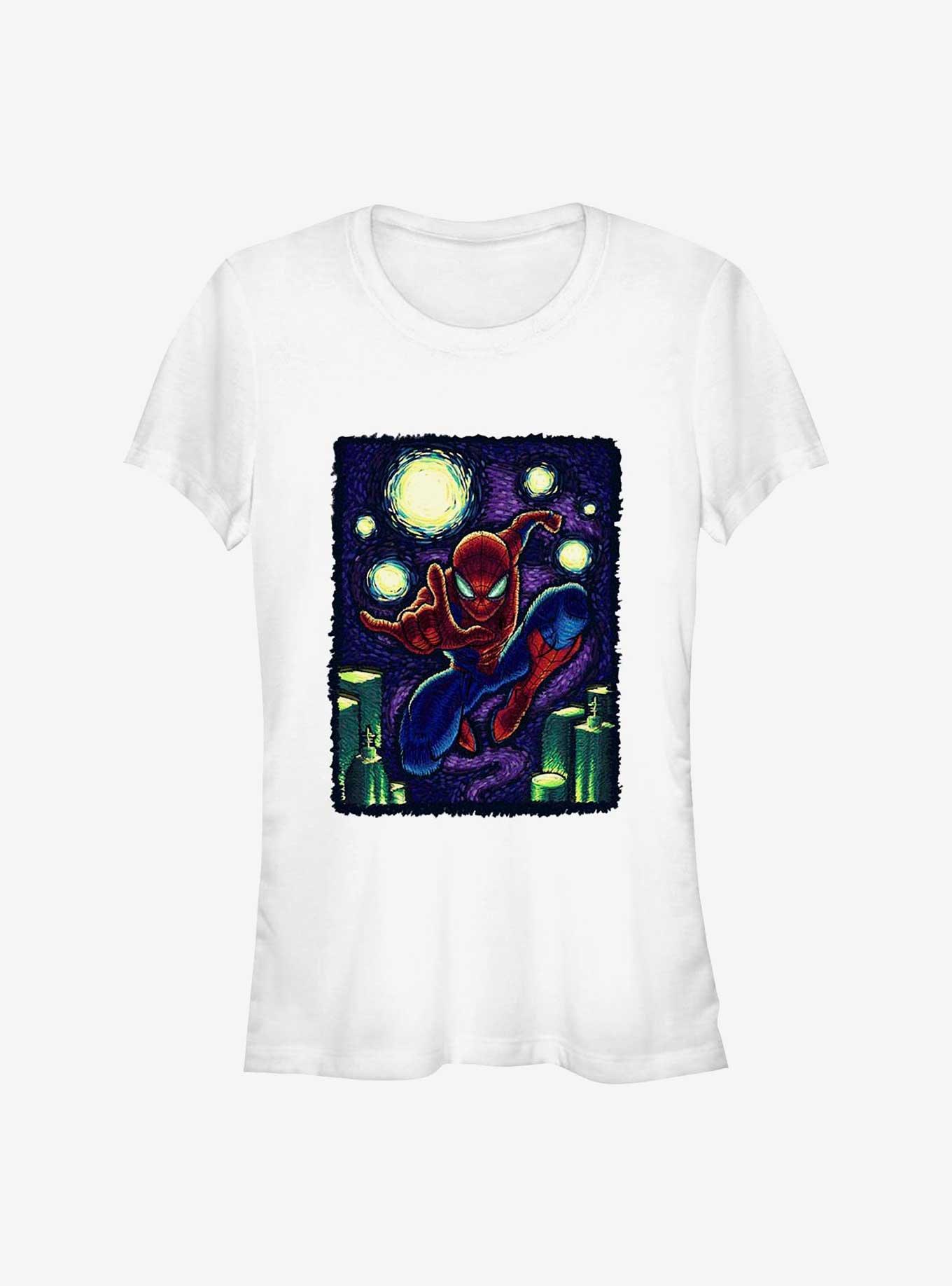 Marvel Spider-Man Starry New York Girls T-Shirt