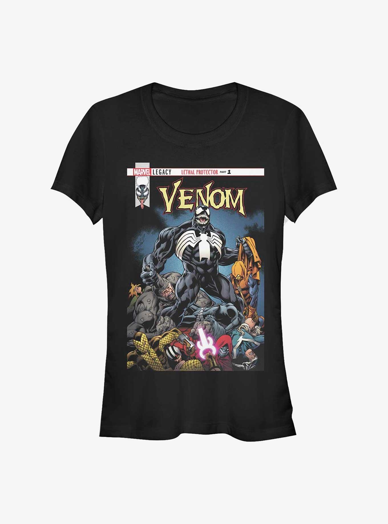 Marvel Venom Venomized Cover Girls T-Shirt, BLACK, hi-res