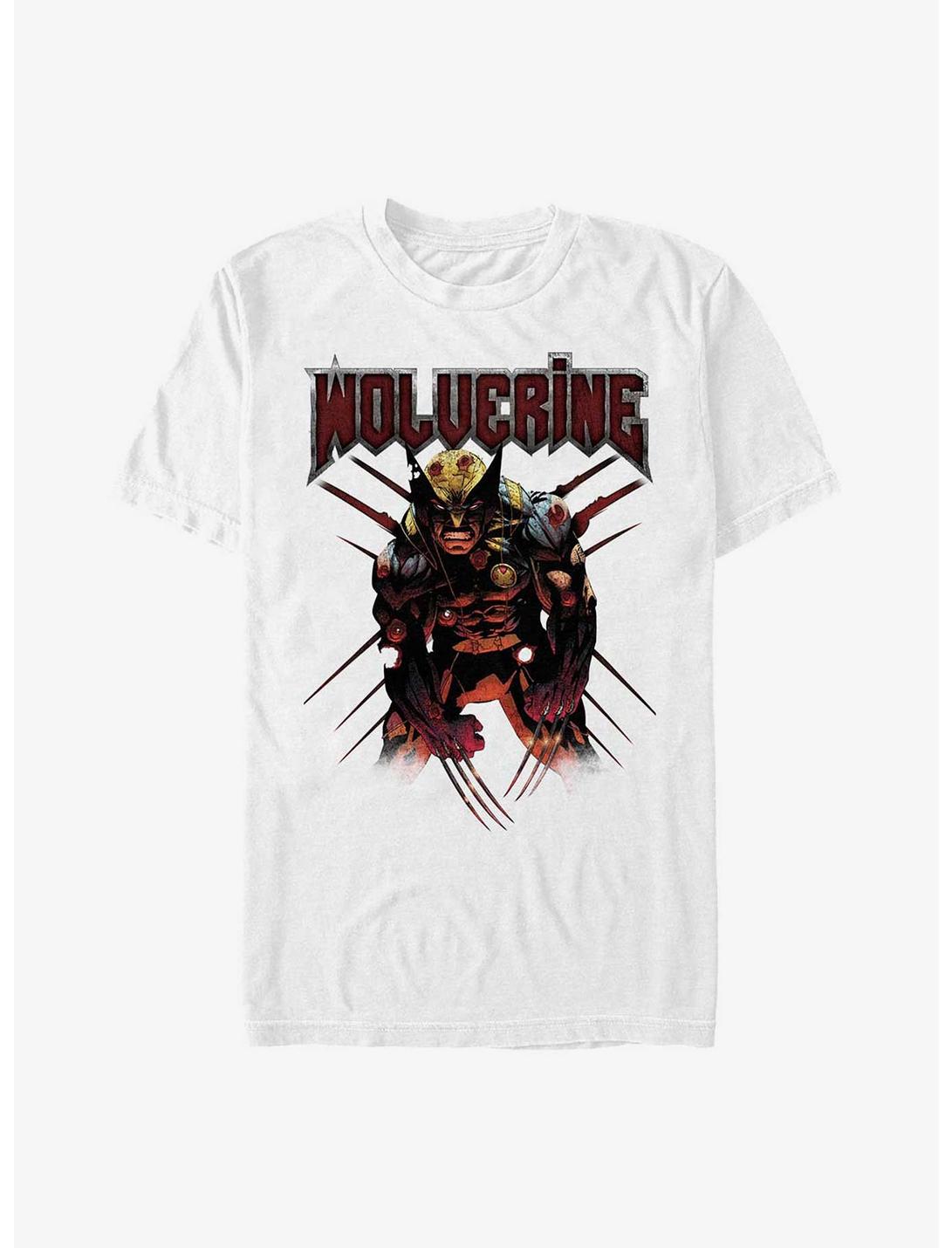 Marvel Wolverine Claws Out T-Shirt, WHITE, hi-res