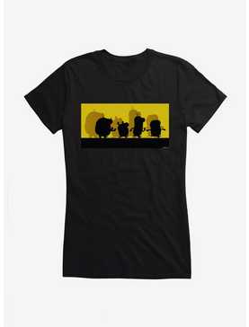 Minions Group Silhouette Girls T-Shirt, , hi-res
