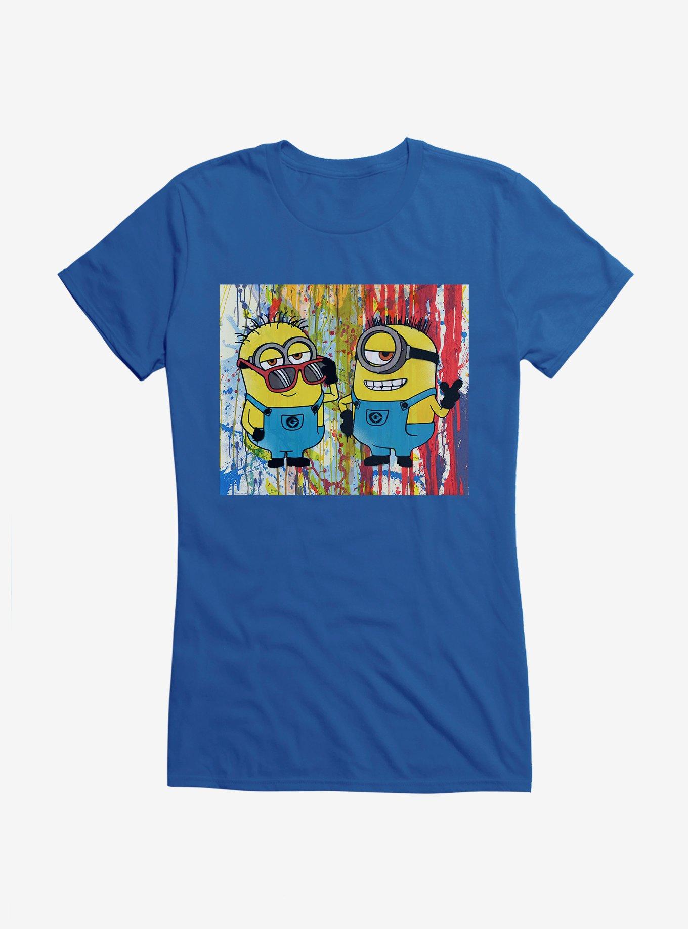 Minions Paint Art Girls T-Shirt, , hi-res