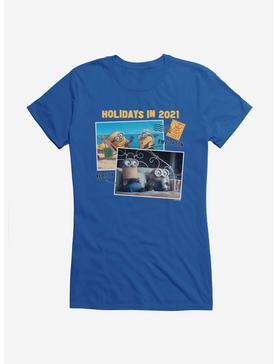 Minions Holidays In 2021 Expectation Vs Reality Girls T-Shirt, , hi-res
