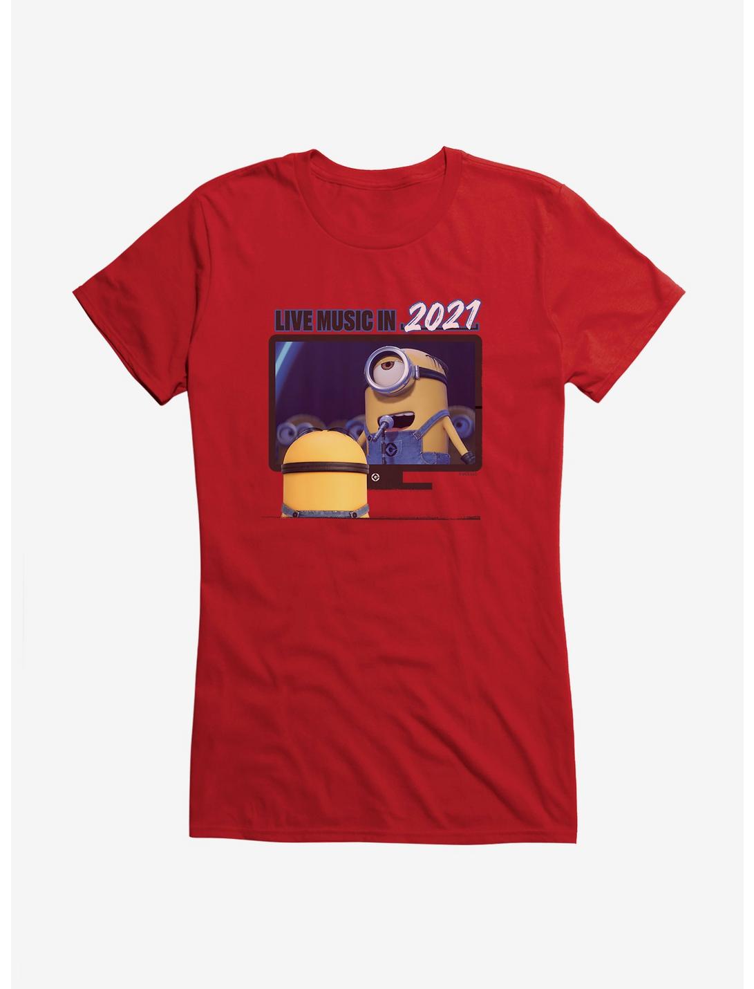 Minions Live Music In 2021 Girls T-Shirt, , hi-res
