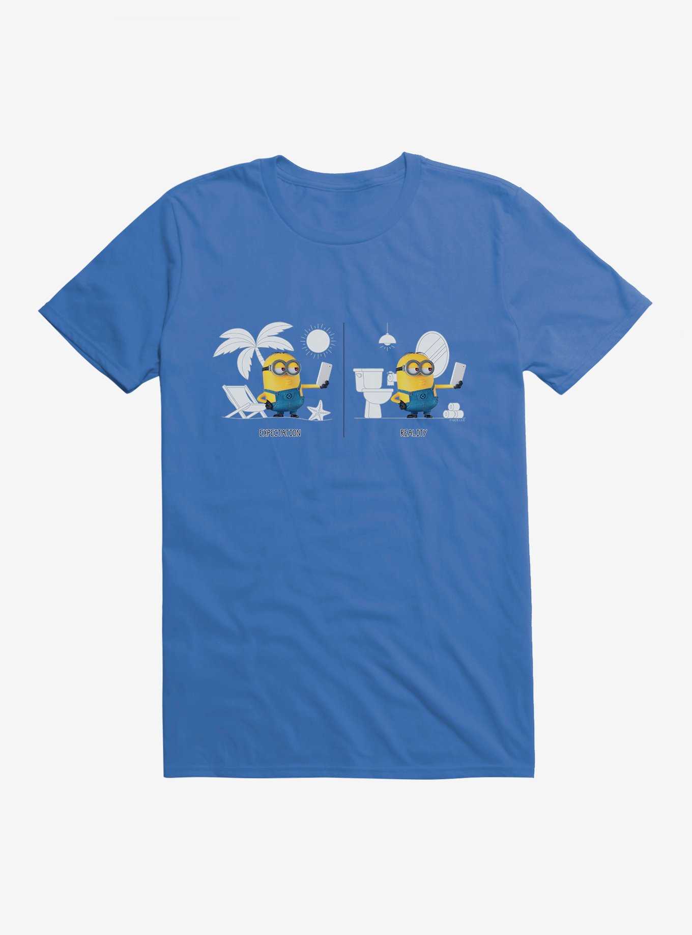 Minions Selfie Expectation Vs Reality T-Shirt, , hi-res