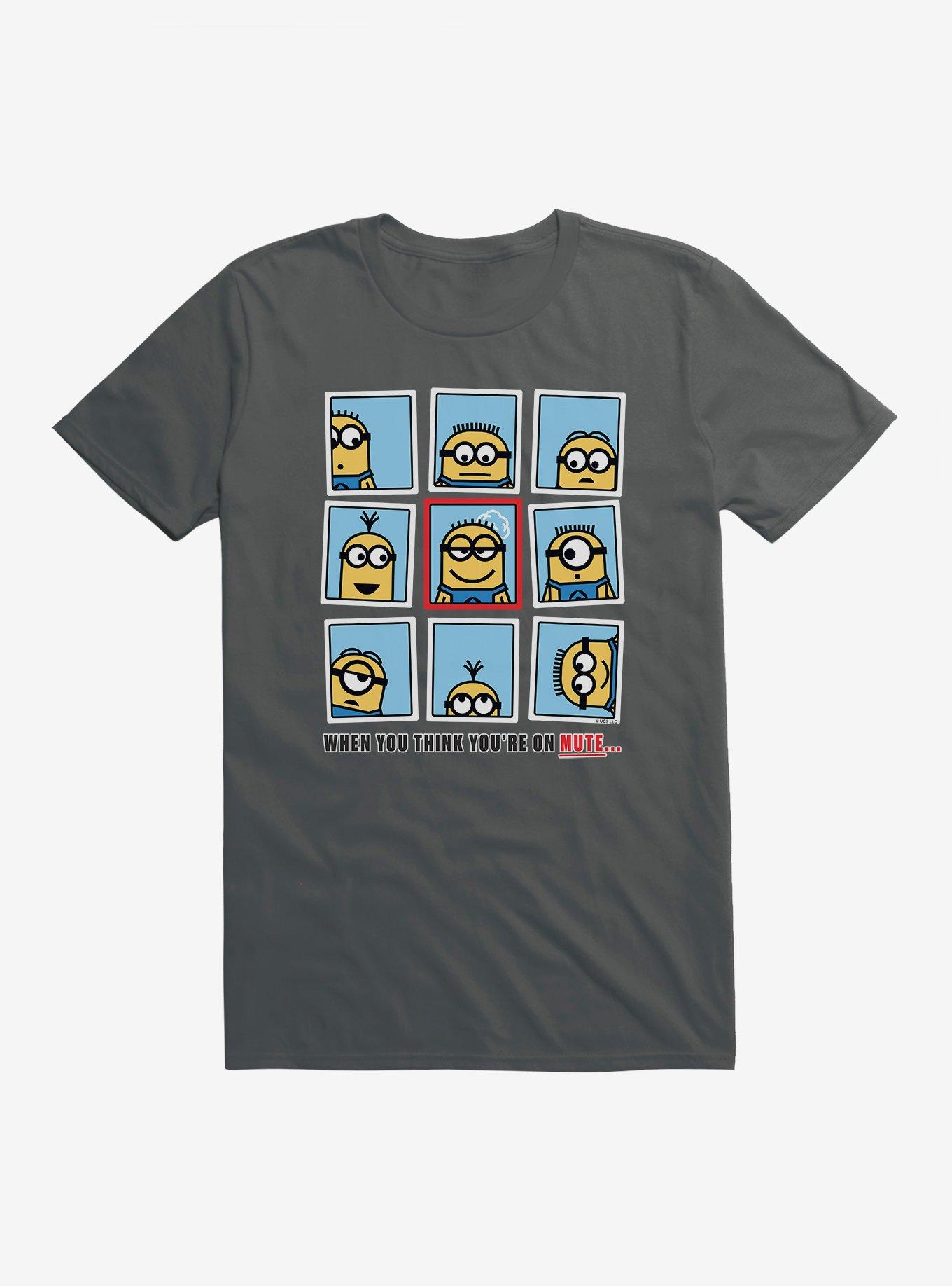 Minions When You Think You're On Mute T-Shirt, , hi-res