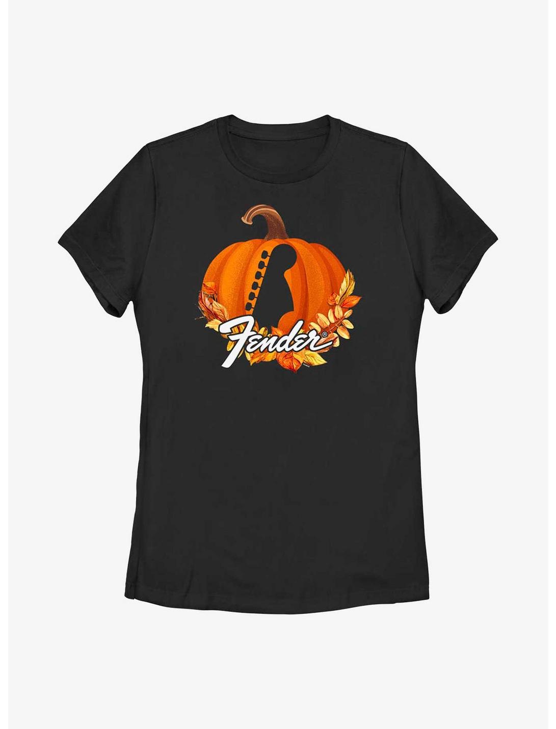 Fender Pumpkin Womens T-Shirt, BLACK, hi-res