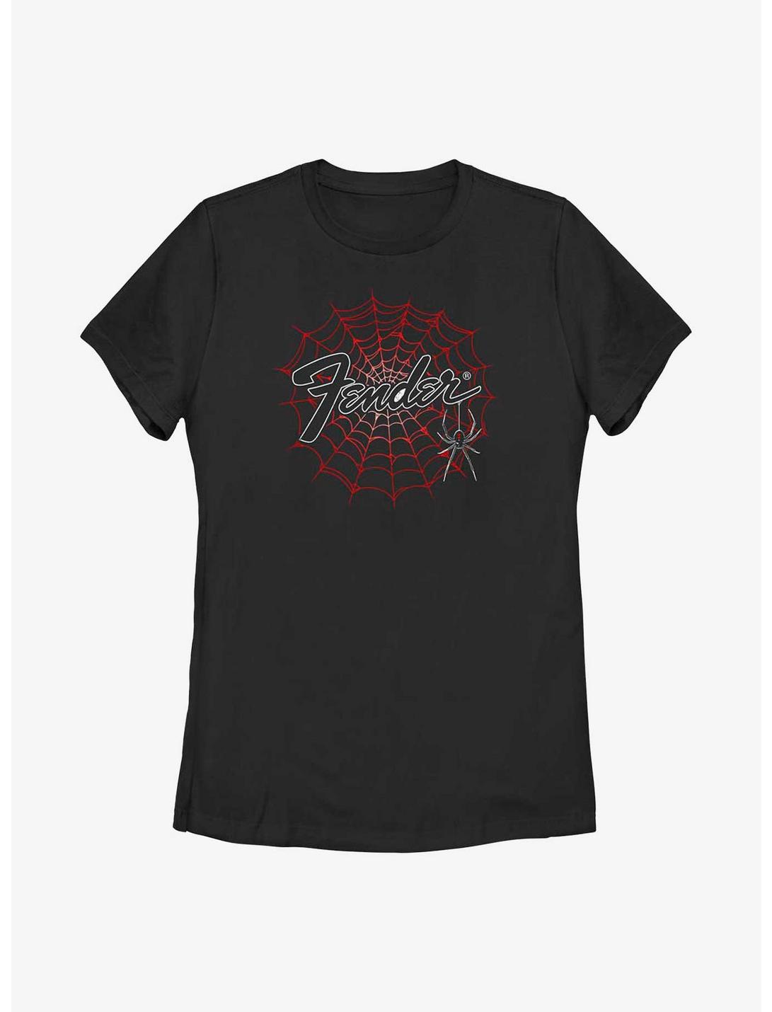 Fender Spider Web Womens T-Shirt, BLACK, hi-res