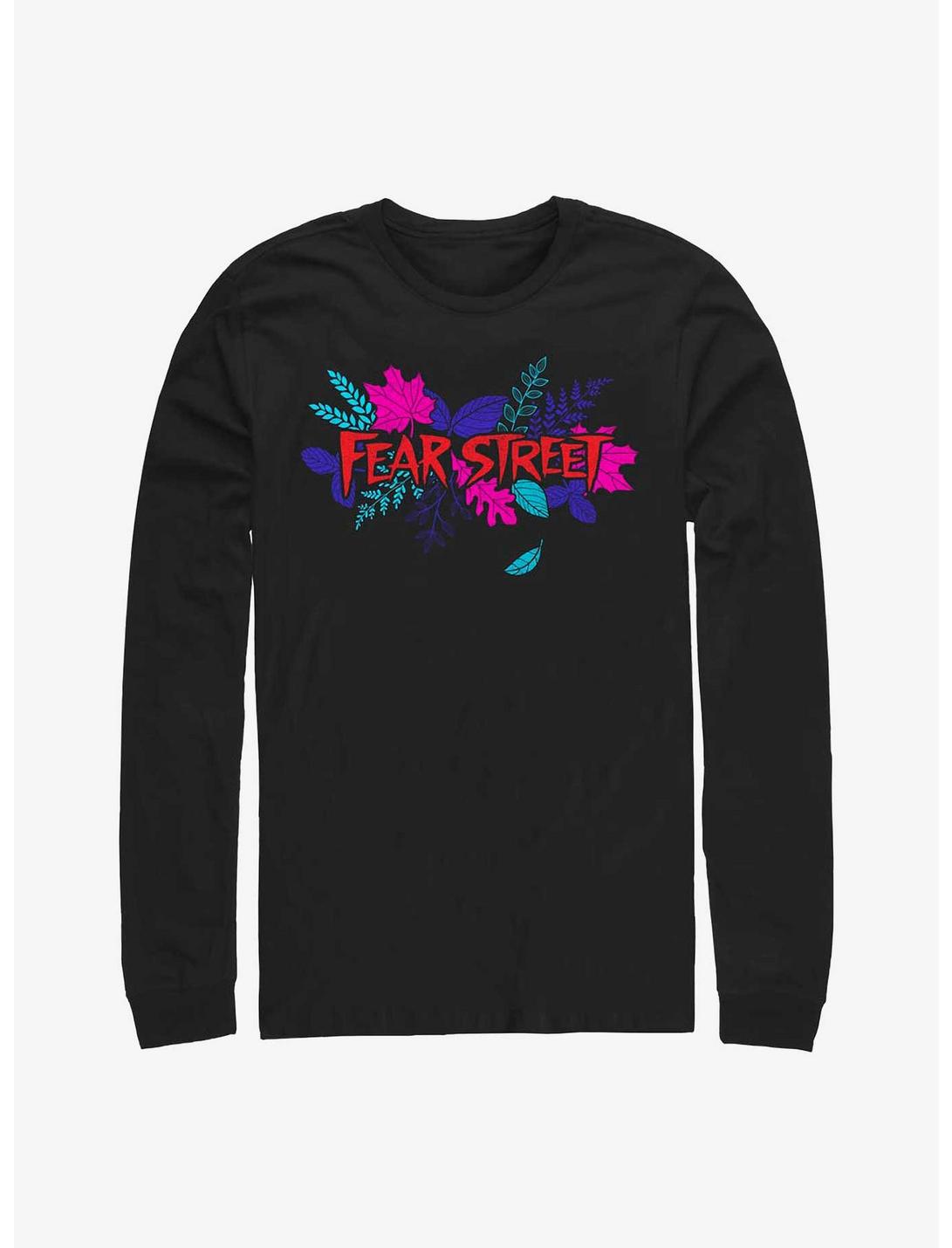 Fear Street Leafy Logo Long Sleeve T-Shirt, BLACK, hi-res