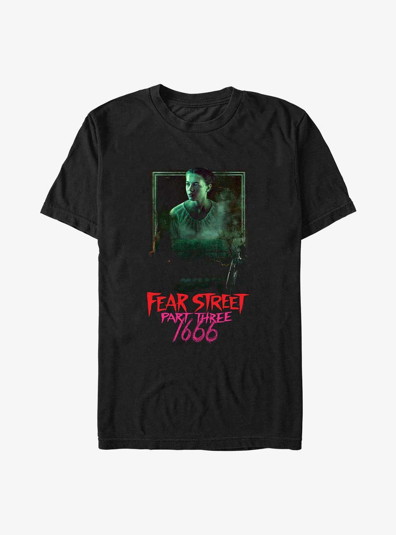 Fear Street Hannah Miller 1666 Poster T-Shirt, BLACK, hi-res