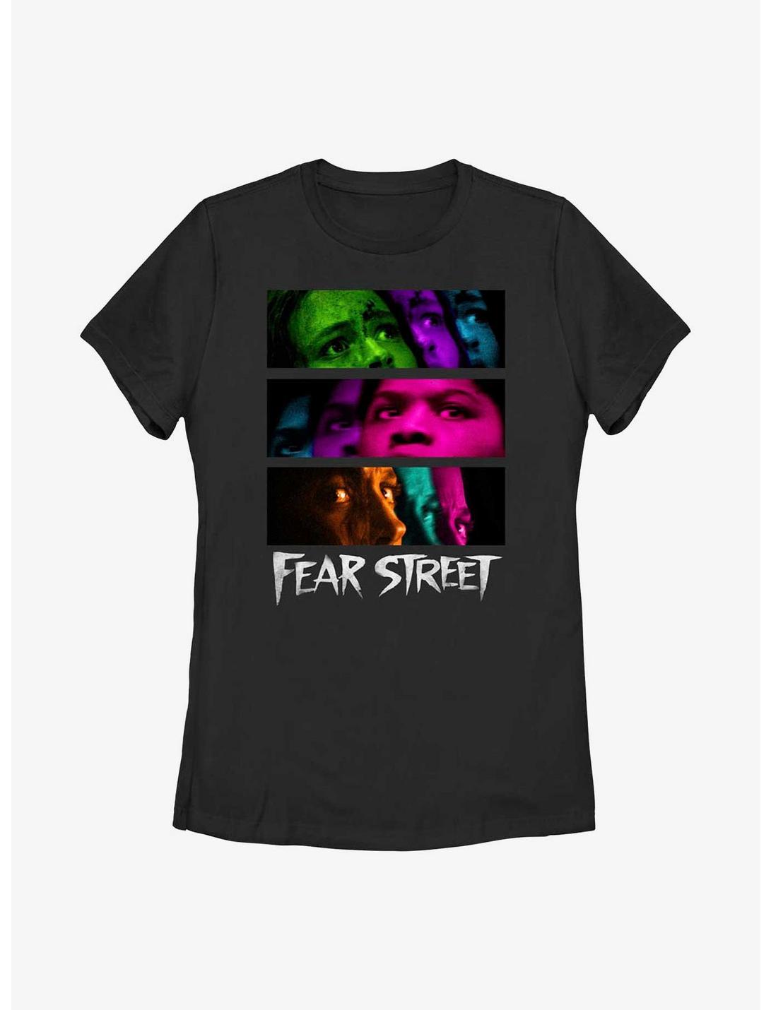 Fear Street Neon Eyes Womens T-Shirt, BLACK, hi-res
