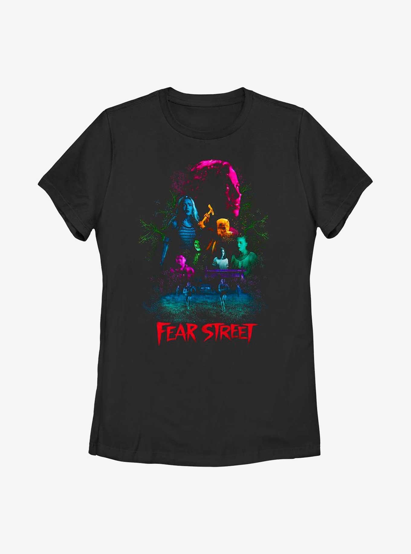 Fear Street Scene Collage Womens T-Shirt, , hi-res