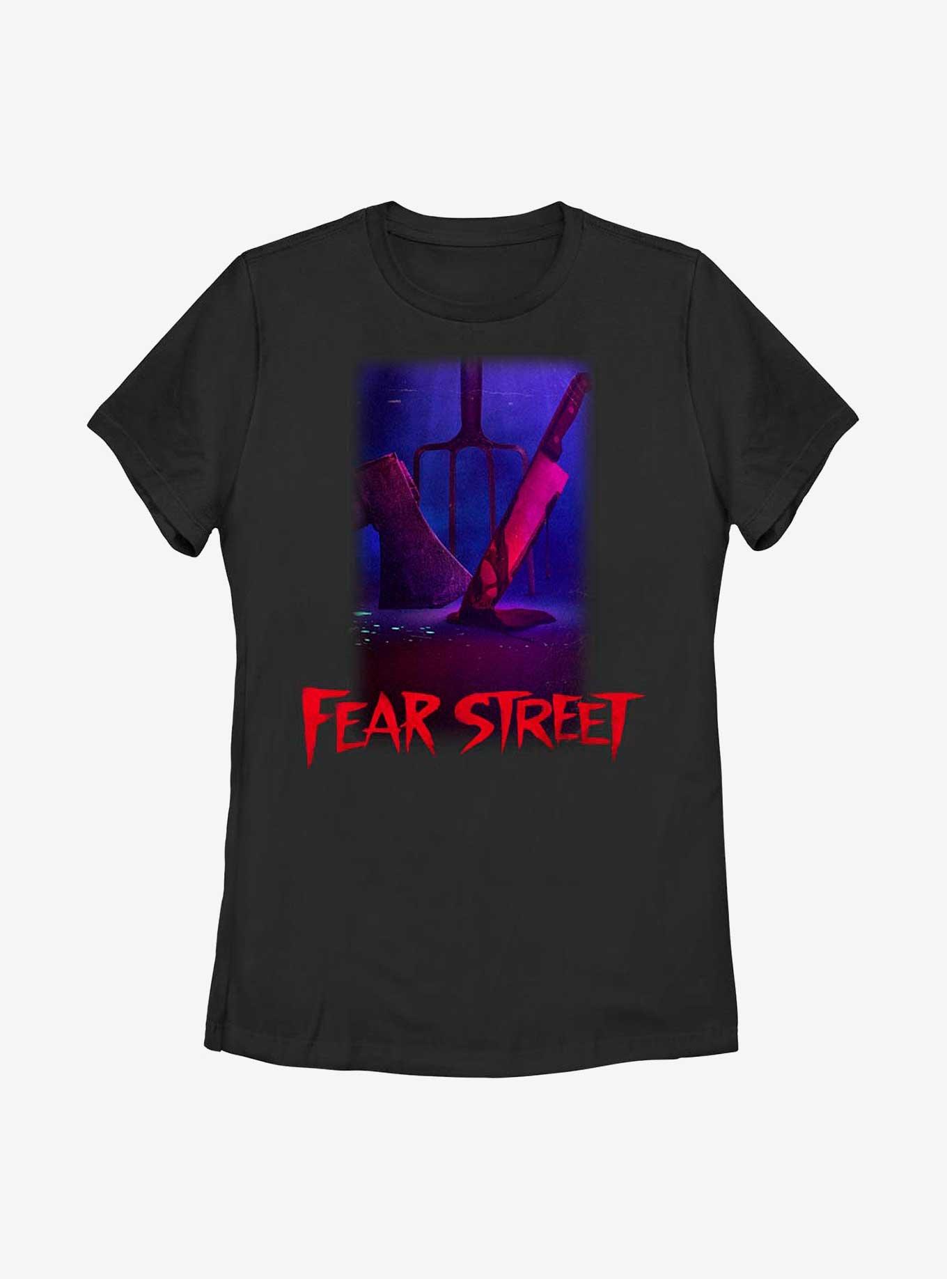 Fear Street Weapons Window Womens T-Shirt, BLACK, hi-res