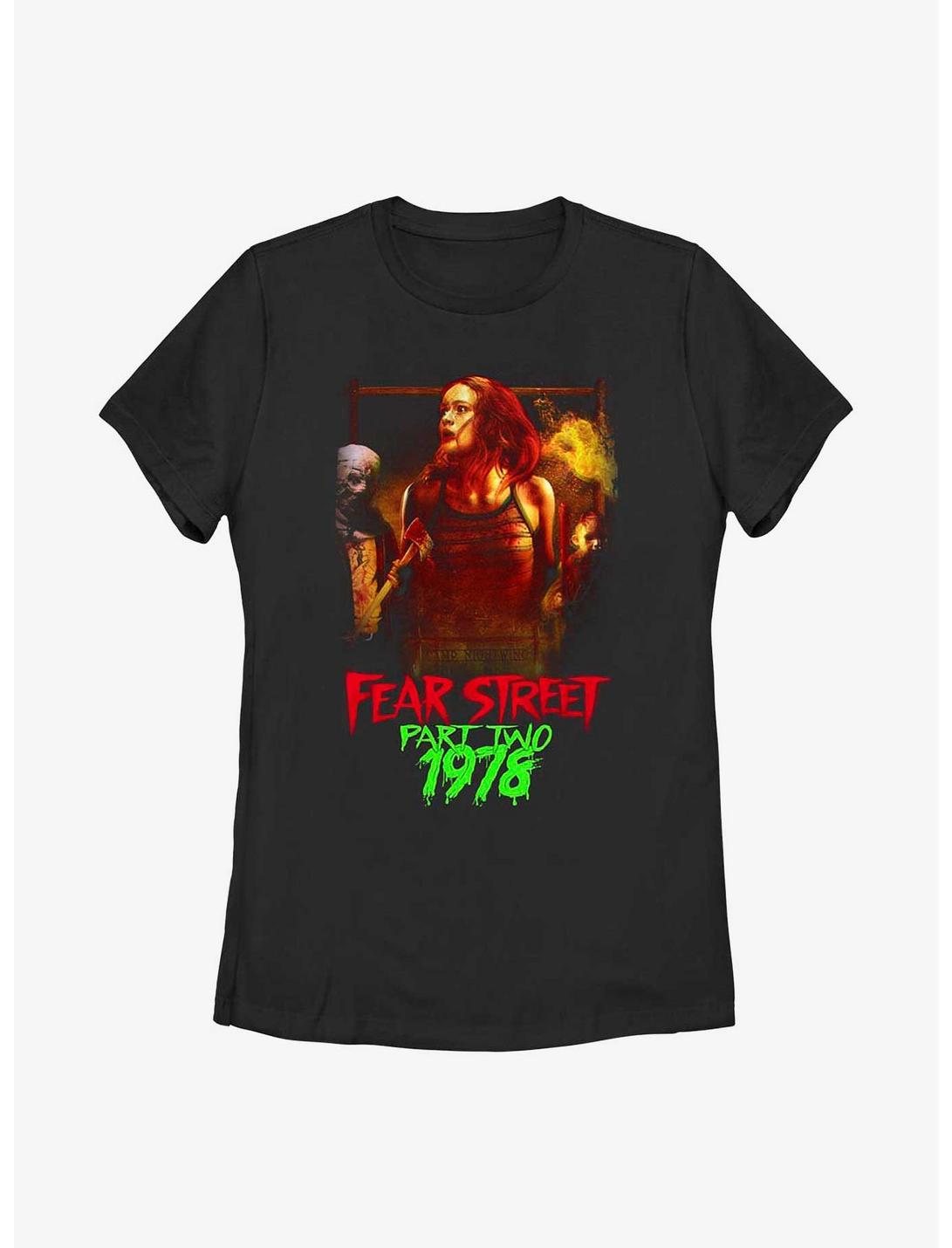Fear Street Ziggy Berman 1978 Poster Womens T-Shirt, BLACK, hi-res