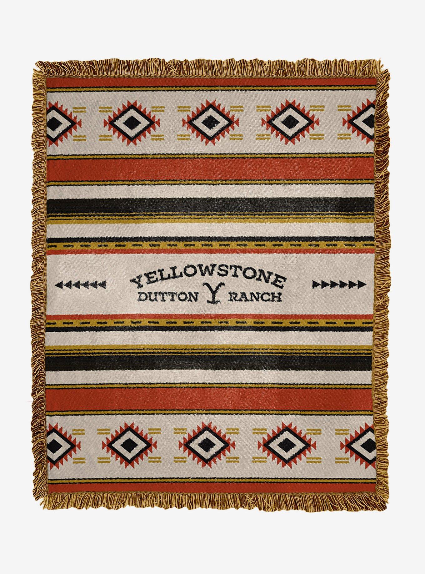 Yellowstone Dutton Ranch Y Pattern Black Socks