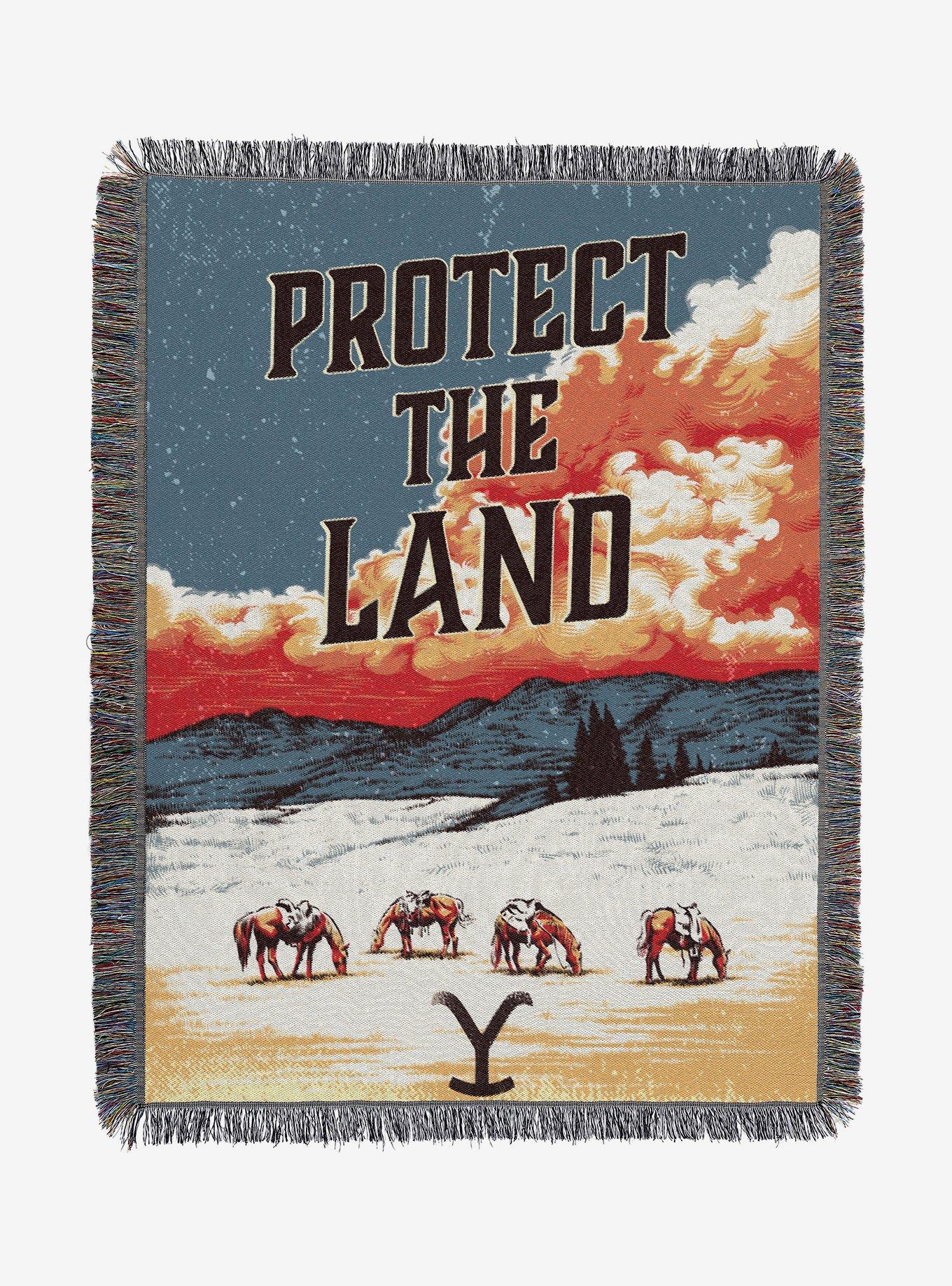 Yellowstone Protect Woven Tapestry Throw Blanket, , hi-res