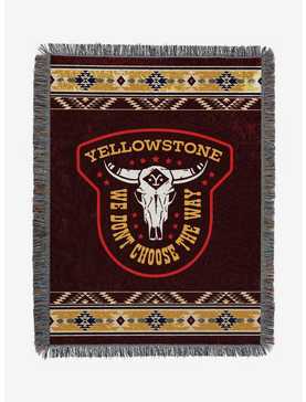 Yellowstone The Way Woven Tapestry Throw Blanket, , hi-res