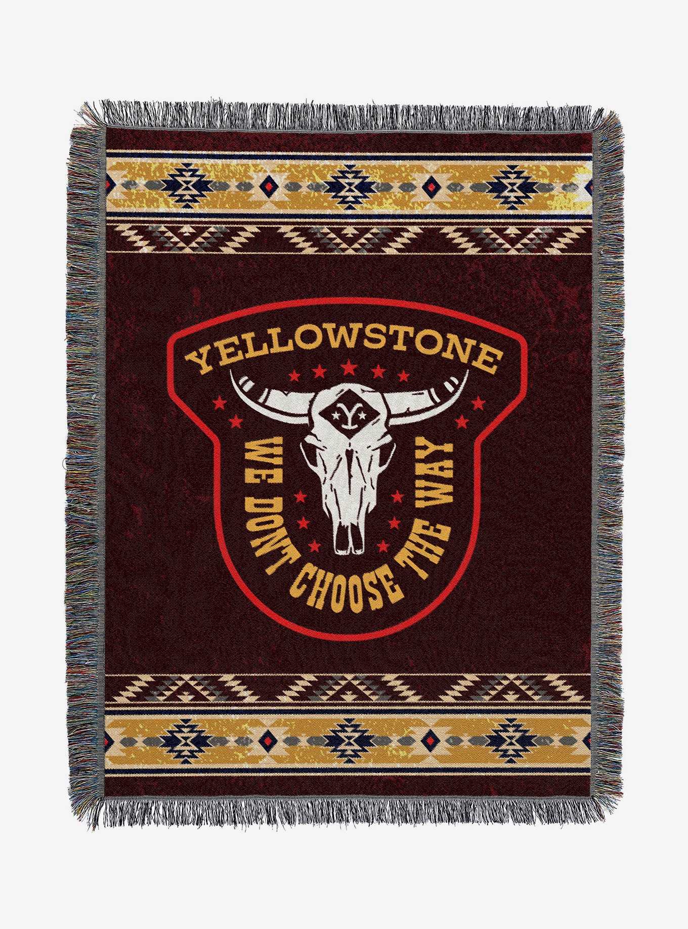 Yellowstone The Way Woven Tapestry Throw Blanket, , hi-res