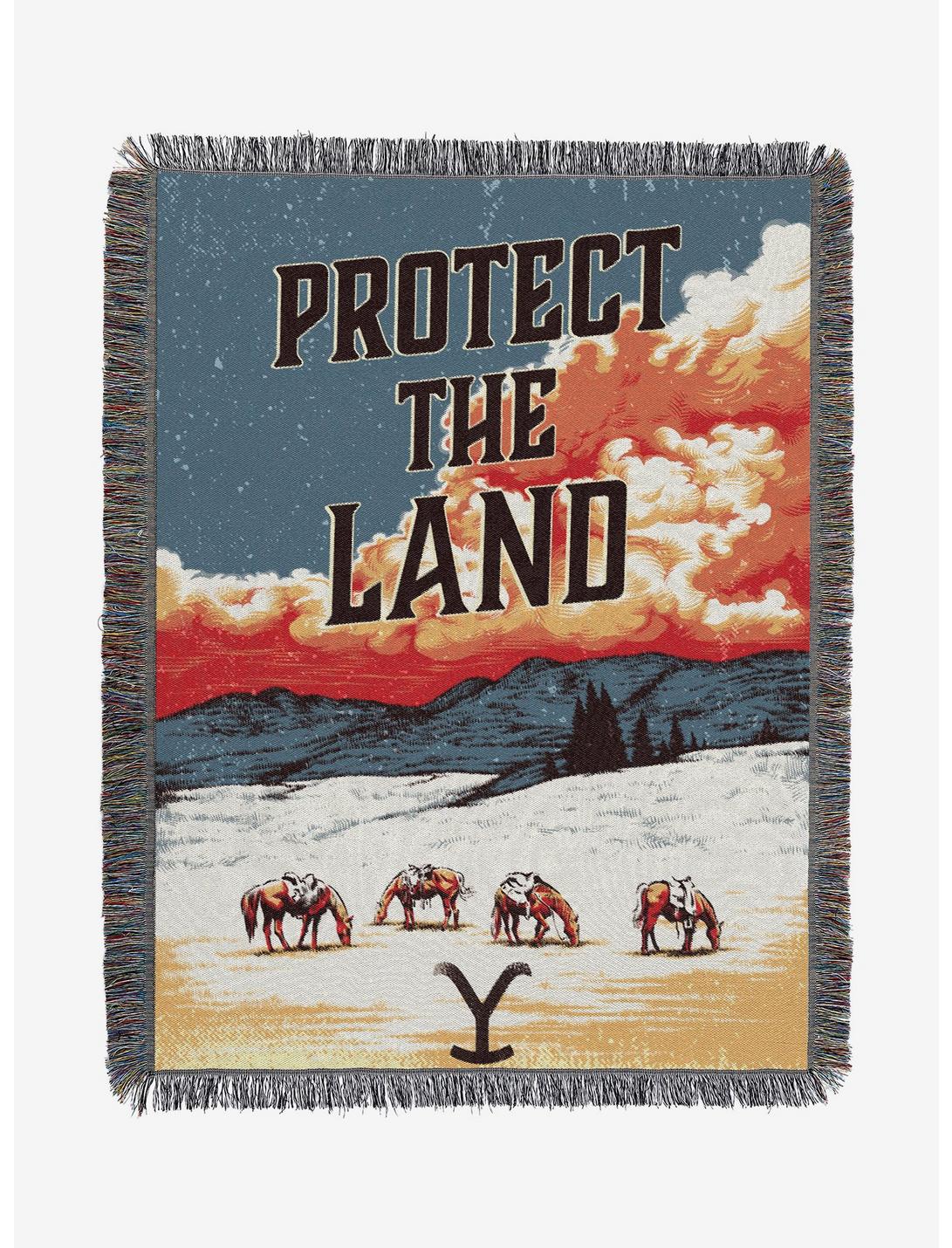 Yellowstone Protect Woven Tapestry Throw Blanket, , hi-res