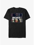 Archive 81 Dan & Melody Panels T-Shirt, BLACK, hi-res