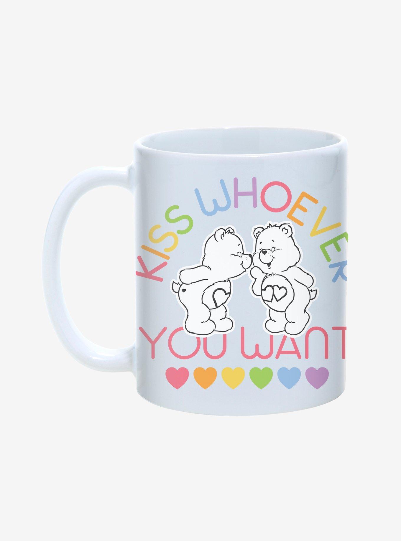 Care Bears Kiss Whoever You Want Mug 11oz, , hi-res
