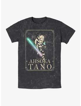 Star Wars Ahsoka Celestial Mineral Wash T-Shirt, , hi-res