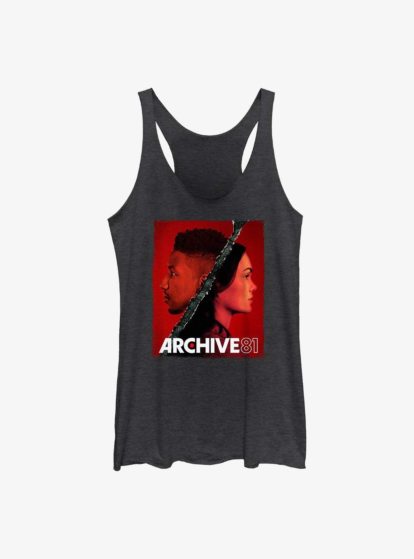 Archive 81 Split Poster Womens Tank Top, BLK HTR, hi-res