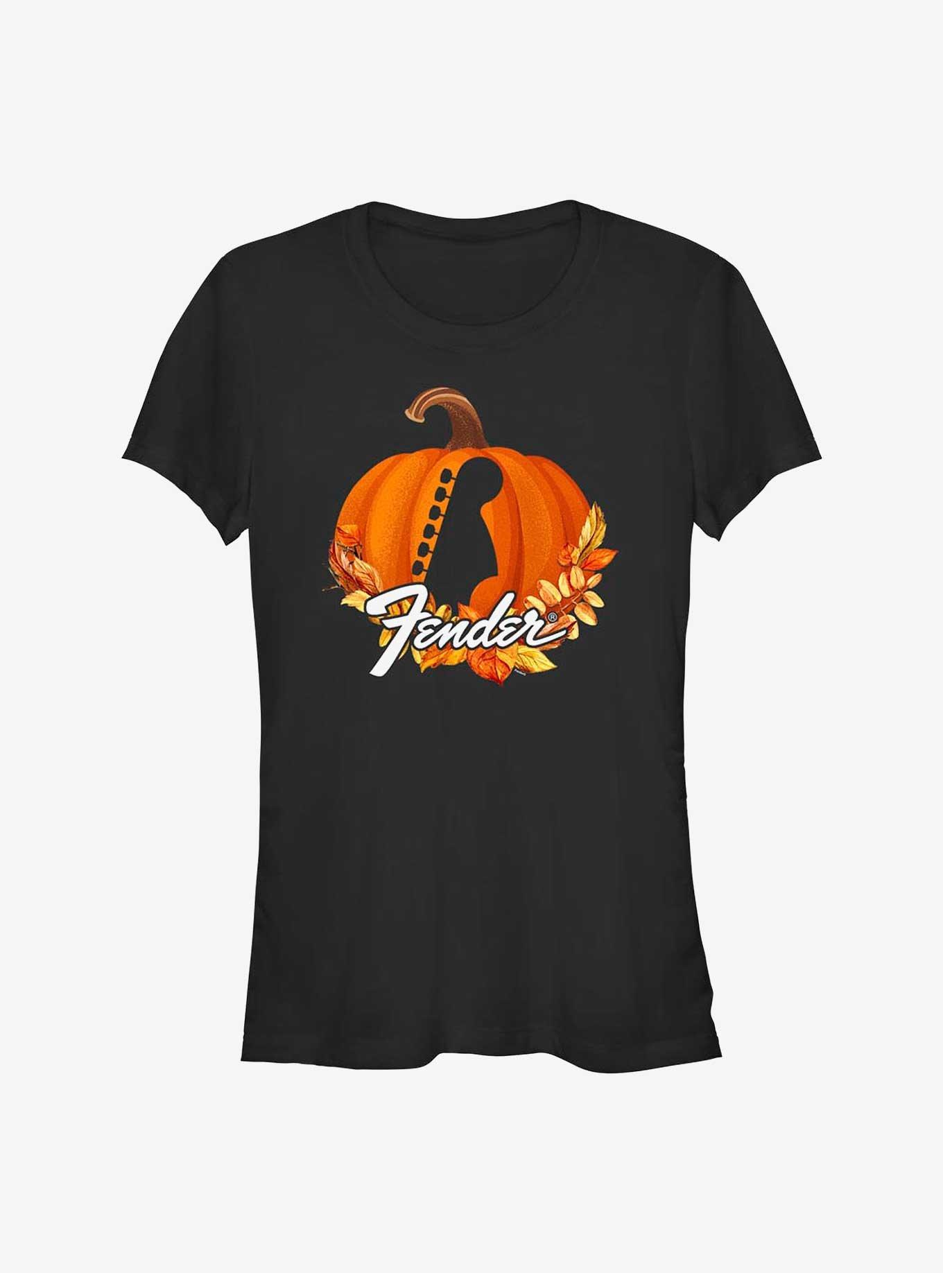 Fender Pumpkin Girls T-Shirt, BLACK, hi-res