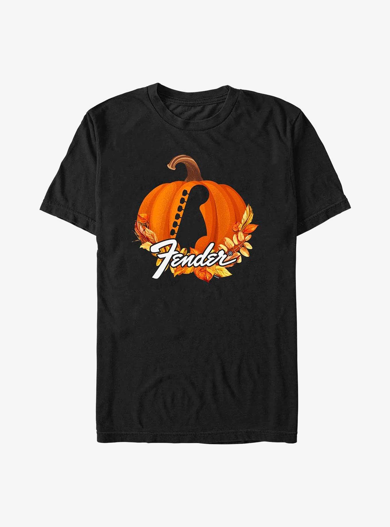 Fender Pumpkin T-Shirt, BLACK, hi-res