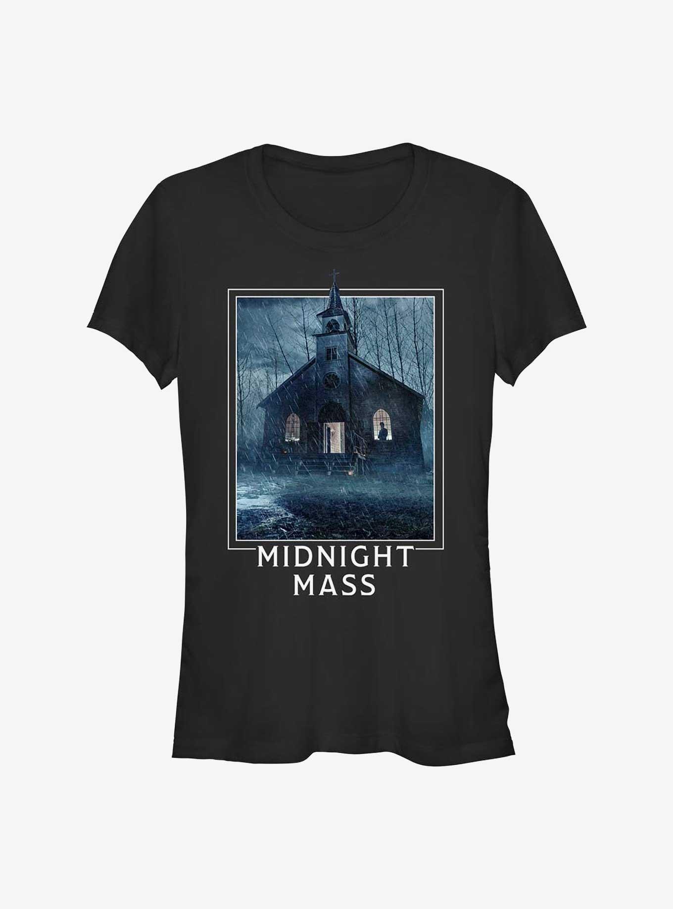 Midnight Mass St. Patrick's Church Girls T-Shirt, BLACK, hi-res